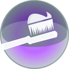 Mondhygiene button